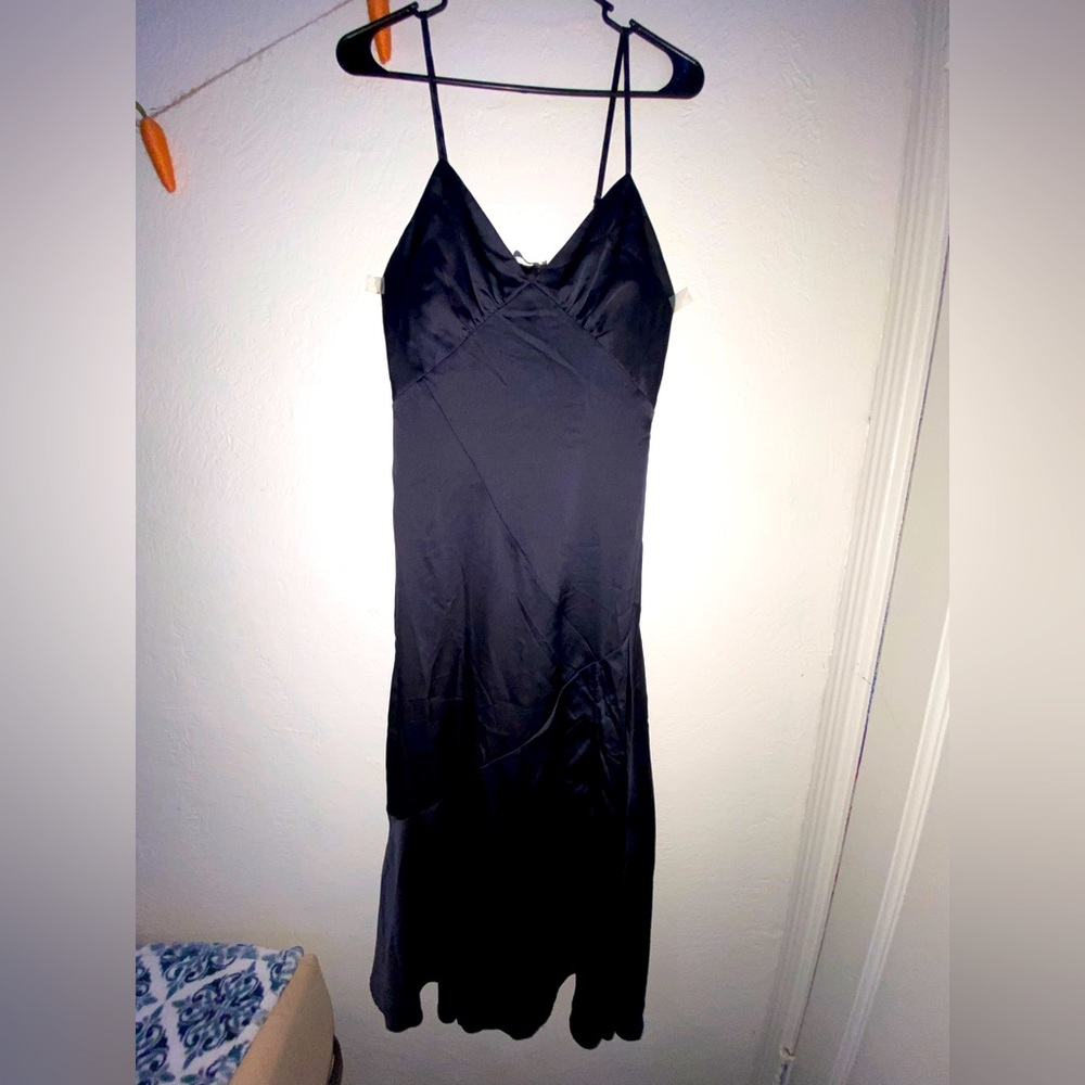 Navy Blue sexy slip dress